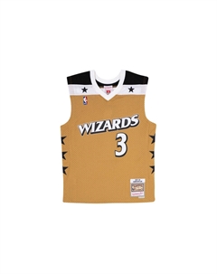 Баскетбольная майка мужские brown Mitchell ness