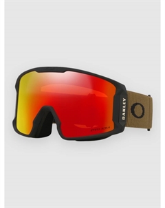 Очки для сноуборда Line Miner L Army Green Corduroy Goggle, prizm snow torch iridium Oakley