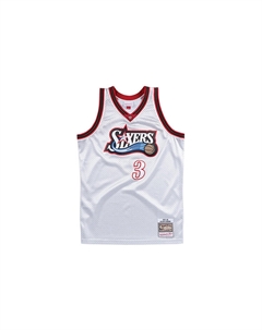 Баскетбольная майка мужские silver Mitchell ness