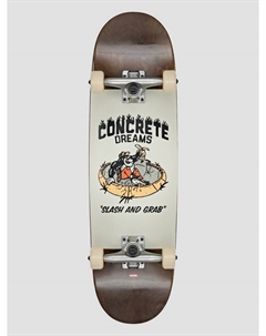 Скейтборд Kids Softie Mid 8.25″ Skateboard, dark maple/concrete dream Globe