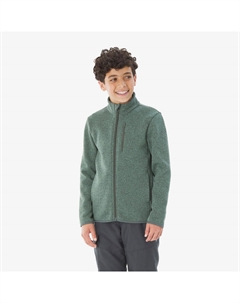 Детская флисовая куртка, размер 122-170, тёплая, для походов - NH500 Full Zip Knit Quechua
