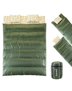 Двухместный спальный мешок Iceland - раздельный - 3 сезона - 220/190 г - 150/75 см Skandika