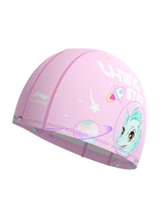 Детская плавательная шапочка pu розовая Li-ning