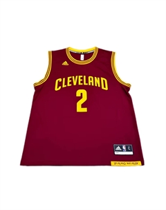 Баскетбольная майка унисекс бордового цвета Adidas