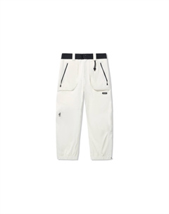 Брюки для катания на лыжах Unisex Ecru Black Li-ning