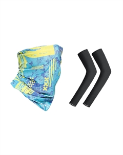 Велосипедная маска Unisex, лазурный/черный Li-ning