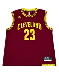 Баскетбольная майка унисекс бордового цвета Adidas