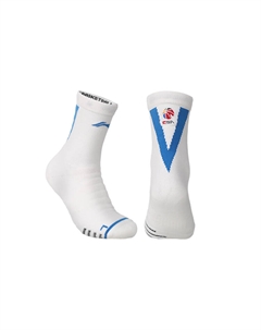 Носки баскетбольные unisex набор белый blue Li-ning