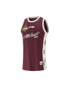 Футболка для баскетбола CBA Sports, Burgundy Li-ning