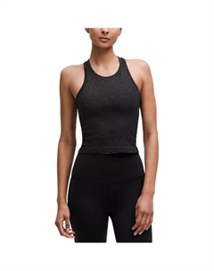 Спортивный топ Ebb To Street, черный Lululemon