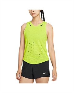 Женский топ для бега Aeroswift, ярко-желтый Nike