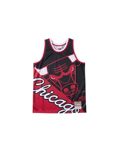 Баскетбольная майка унисекс черная Mitchell ness