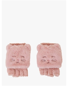 Пушистые перчатки с котиками, Pink Angels by accessorize