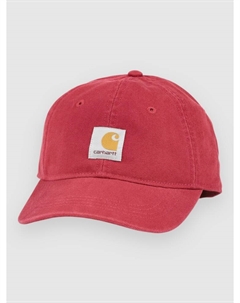 Бейсболка Selby Canvas Cap, scarlet stone washed Carhartt wip