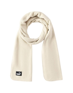 Хлопковый вязаный шарф Kids' Light Khaki Puma