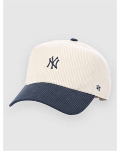 Бейсболка MLB NY Yankees Cord Base Runner TT Cap, natural '47 brand