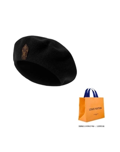 Шерстяной берет Women's Black Louis vuitton