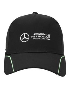 Бейсболка из полиэстера унисекс черная Puma