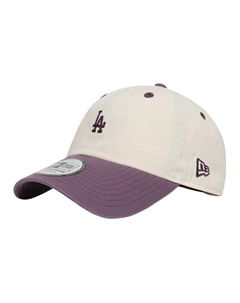 Хлопковая бейсболка унисекс фиолетовая New era