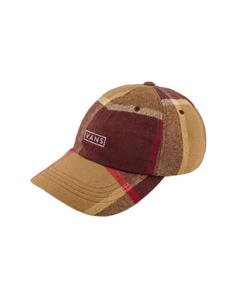 Бейсболка унисекс коричневая Vans