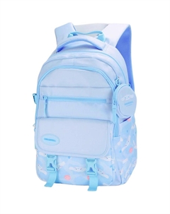 Полиэстеровый рюкзак обычный детский синий Sanrio