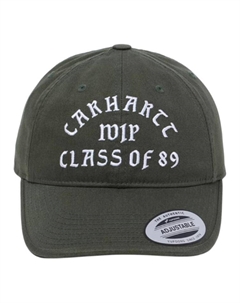 Хлопковая бейсболка унисекс зеленая Carhartt wip