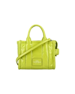 Блестящая жатовая наплечная сумка тоут Marc jacobs