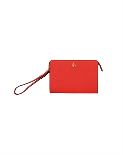 Кожаный кошелек-клатч Women's Red Tory burch