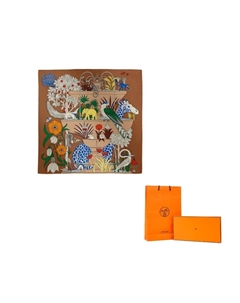 HERMES Шелковый платок Multicolor Hermès