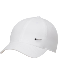Кепка унисекс U Nk Df Club Cap U Cb Mtswsh L от, White/Metallic Silver Nike