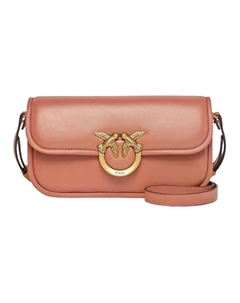 Женская наплечная сумка из овчины smoky rose Pinko