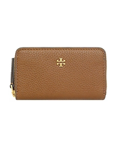 Кожаный бумажник мужской коричневый Tory burch