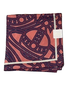 Шелковый шарф Unisex Purple Vivienne westwood