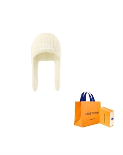 Мохеровая шапка-бини Women's Beige Louis vuitton