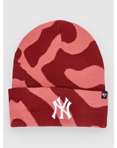Шапка Mlb Yankees Freeform '47 Cuff Knit Beanie, island red '47 brand