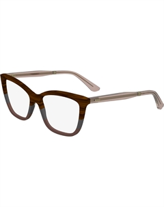 Современные женские солнцезащитные очки, 225 Striped Brown/Grey/Rose Calvin klein