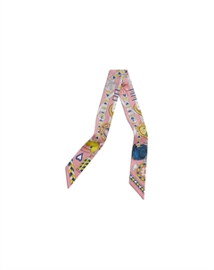 HERMES Шелковый шарф Pink Hermès