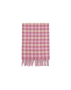 Вязаный шарф женский розовый Coach