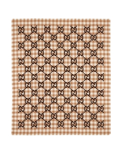 Вязаный шарф Kids Brown Gucci