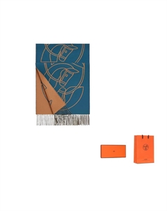 Вязаный шарф унисекс HERMES Hermès