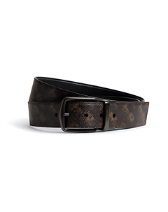 Кожаный ремень мужской коричневый 3,8 см Coach