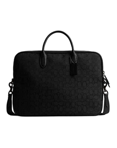 Тканевый портфель средний мужской черный Coach