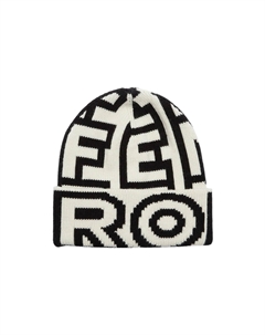 Белая женская шапка бини Fendi