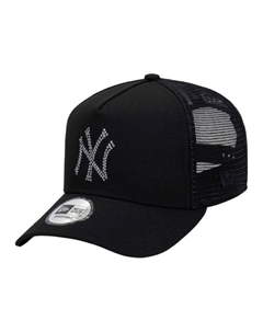 Черная бейсболка из полиэстера для мужчин New era