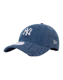 Хлопковая бейсболка Unisex Navy Blue New era