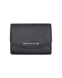 Кожаный кошелек Regular Women's Black Michael kors