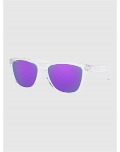 Солнцезащитные очки Frogskins Polished Clear Sonnenbrille, prizm violet Oakley
