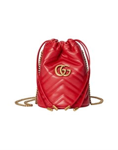 Сумка GG Marmont через плечо, красная Gucci