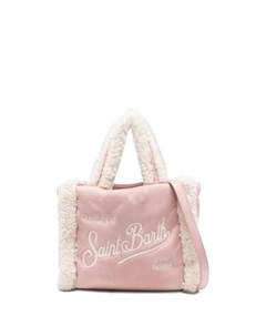 Сумка-тоут с отделкой из искусственного меха, розовый Mc2 saint barth kids