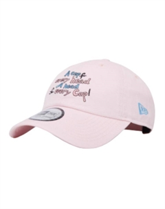 Бейсболка унисекс розовая New era